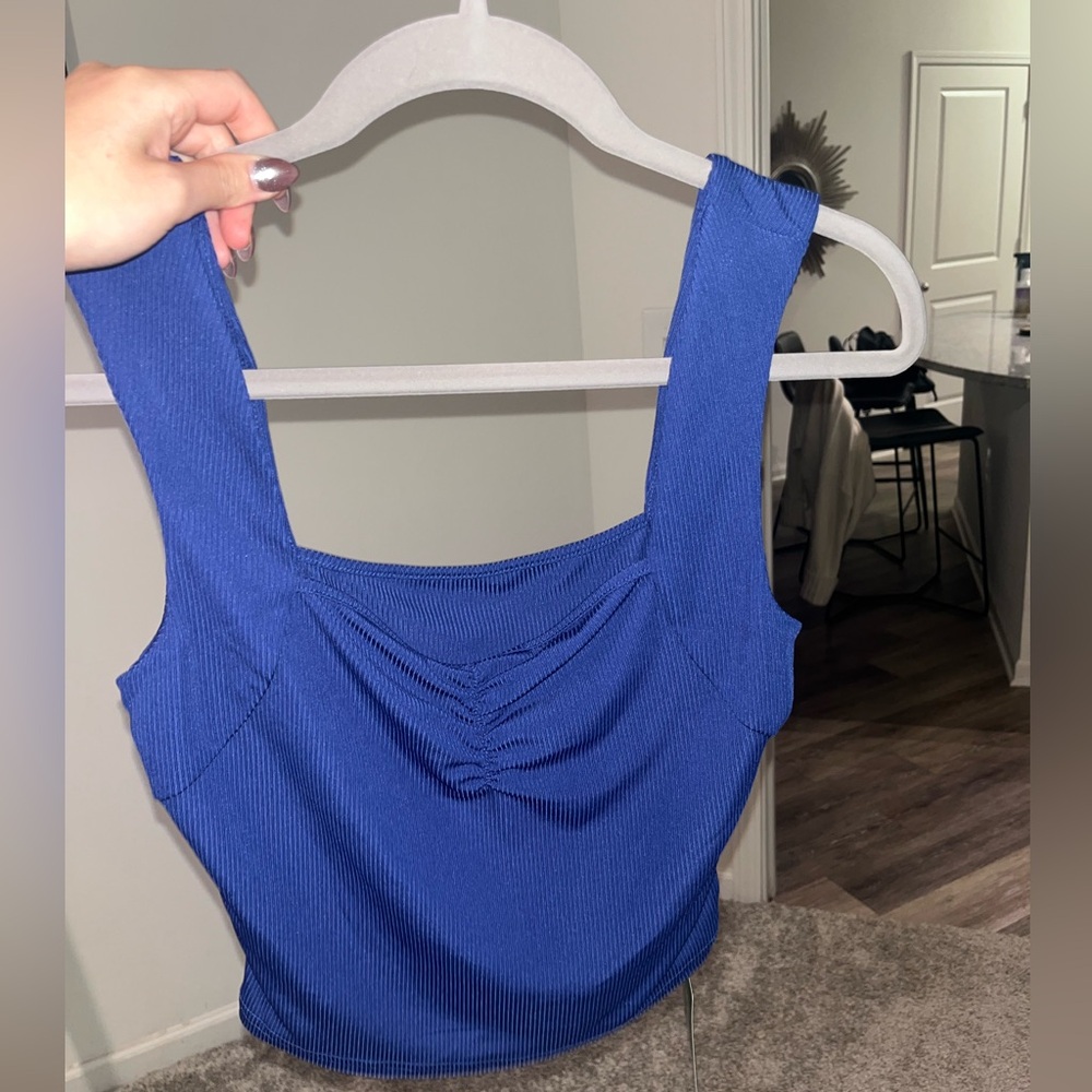 Blue tank top